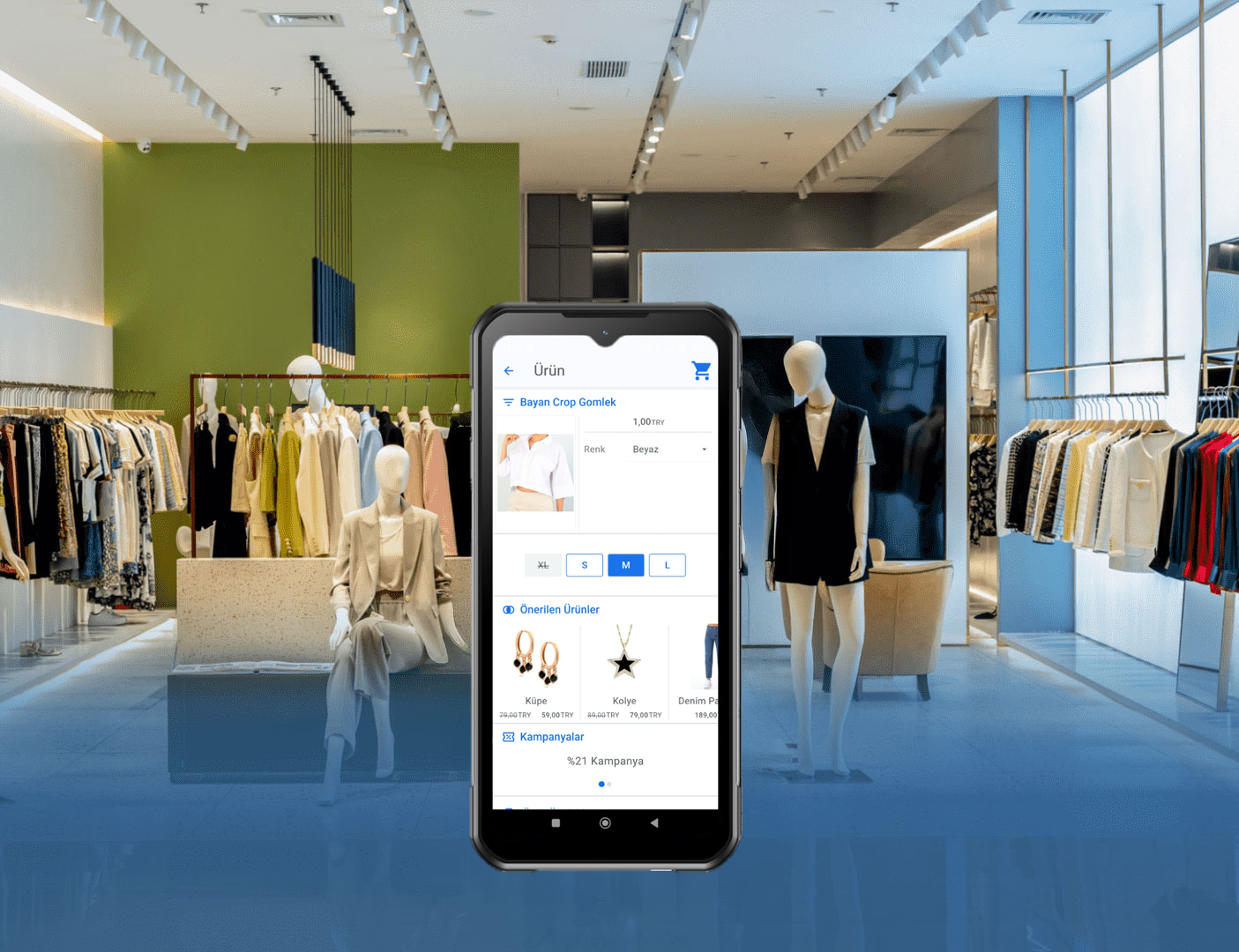 Reyonda Çalışan Satış Danışmanları Nebim V3 Mobil Mağaza ile Mağaza Müşterilerine Kişiselleştirilmiş Satış Fırsatları Sunabilir